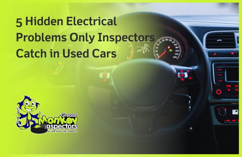 5 Hidden Electrical Problems Only Inspectors Catch in Used Cars