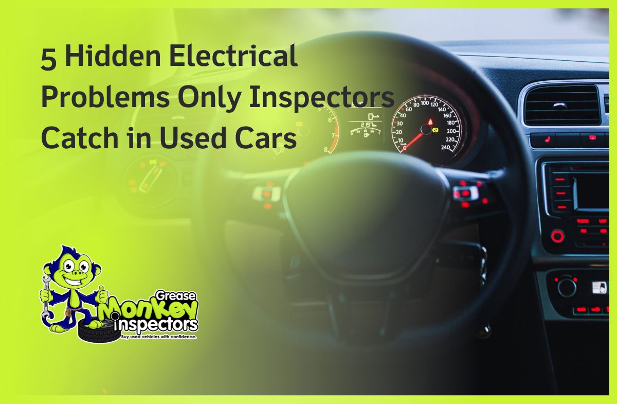 5 Hidden Electrical Problems Only Inspectors Catch in Used Cars