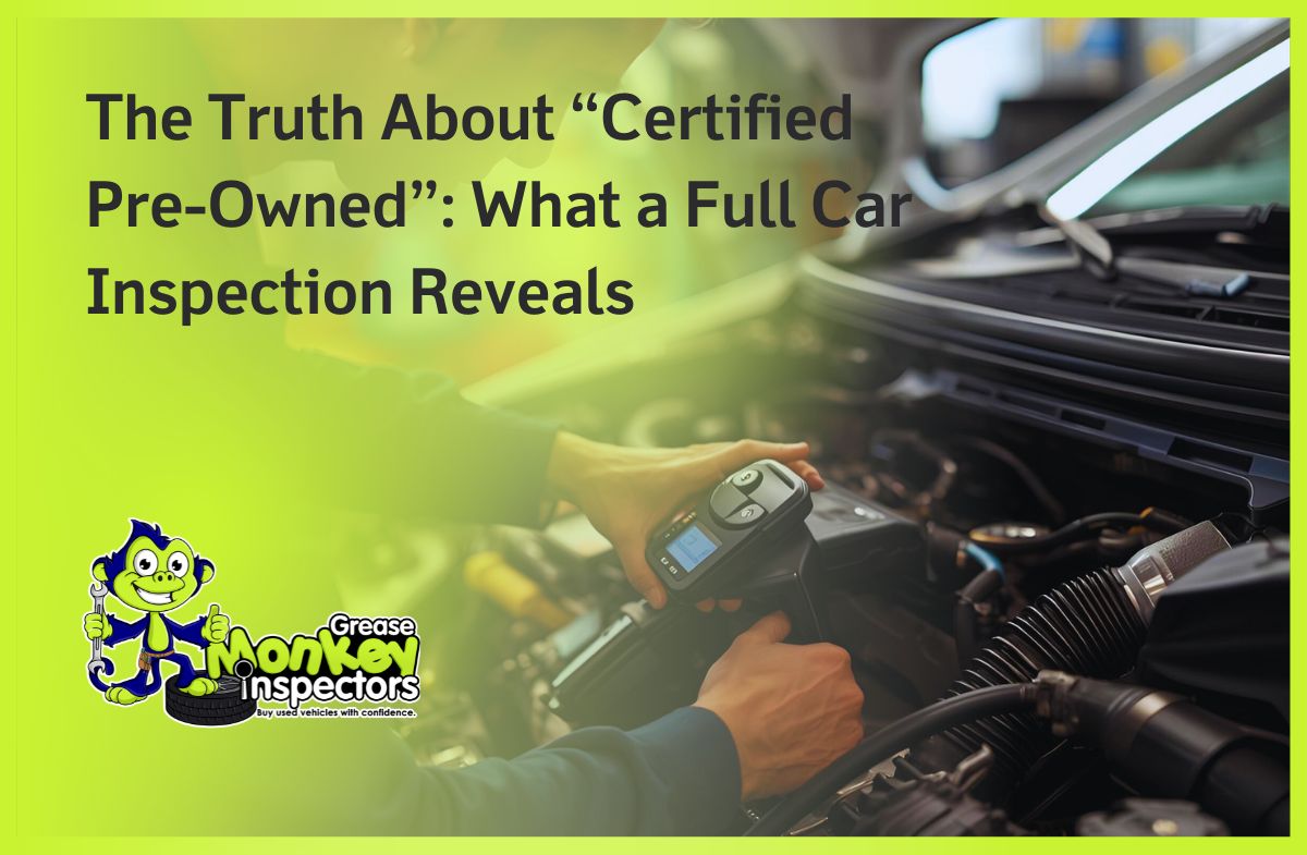 The Truth About “Certified Pre-Owned” What a Full Car Inspection Reveals