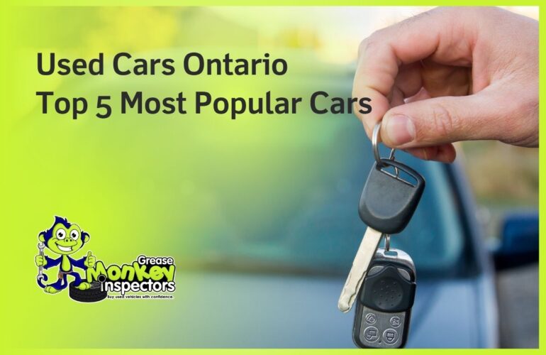 Used Cars Ontario Top 5 Most Popular Cars