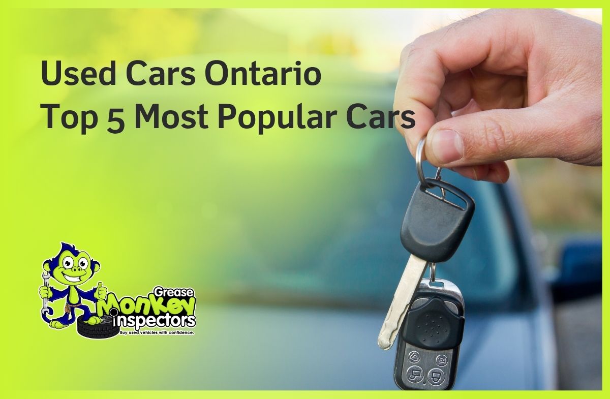 Used Cars Ontario Top 5 Most Popular Cars